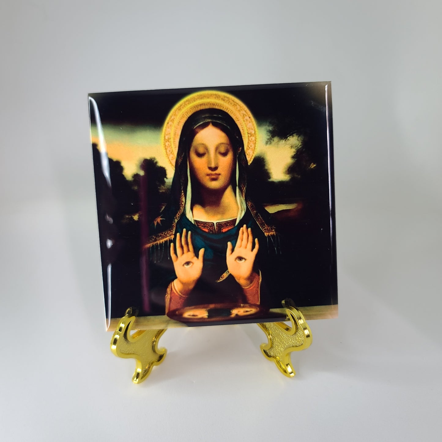 St lucy altar tile/ home decor